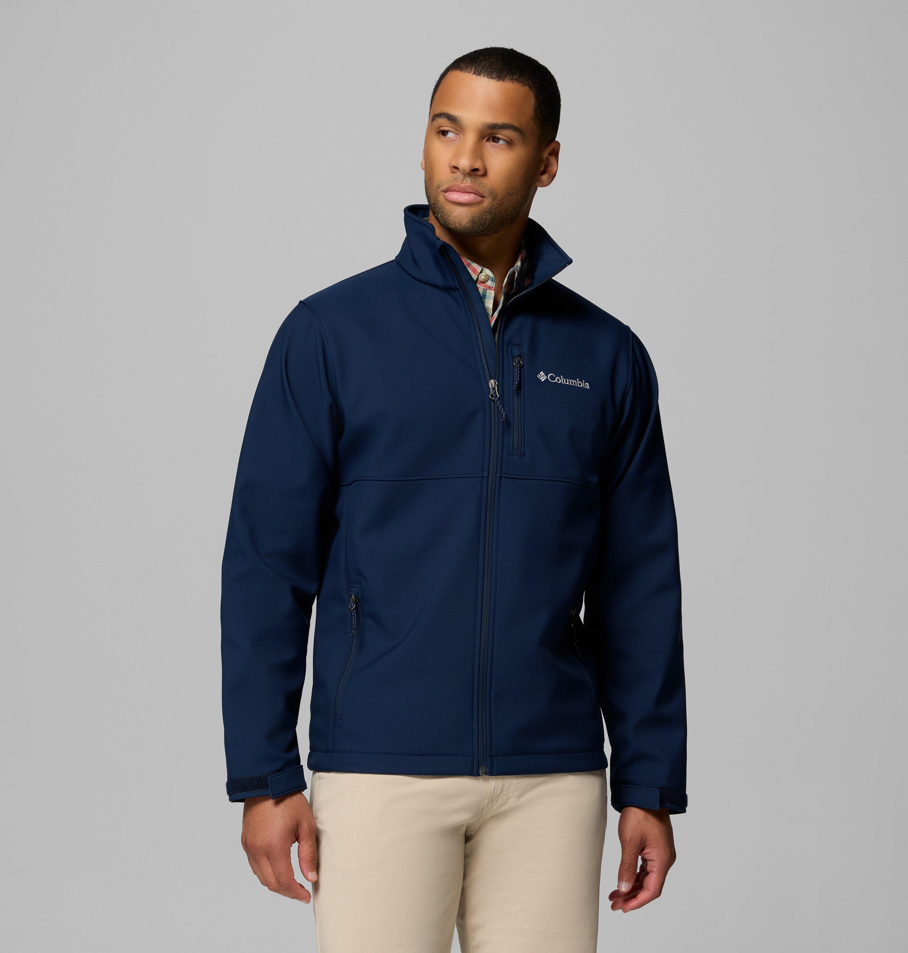 Columbia Sportswear Men's Blue Columbia - Ascender™ Hiking Softshell Jacket - Collegiate Navy Medium