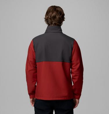 Veste de Randonn&eacute;e Softshell Ascender Homme, Color: Red Oxide, Shark, image 3