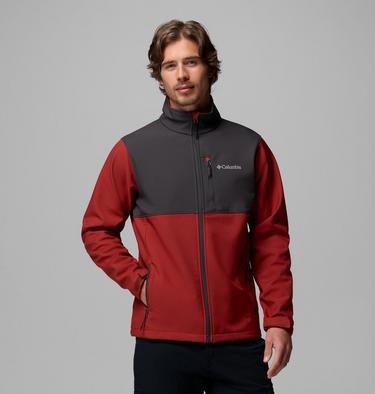 Ascender Softshell Jacket, Color: Red Oxide, Shark, image 3