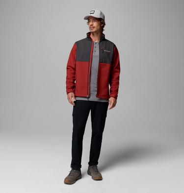 Ascender Softshell Jacket, Color: Red Oxide, Shark, image 4