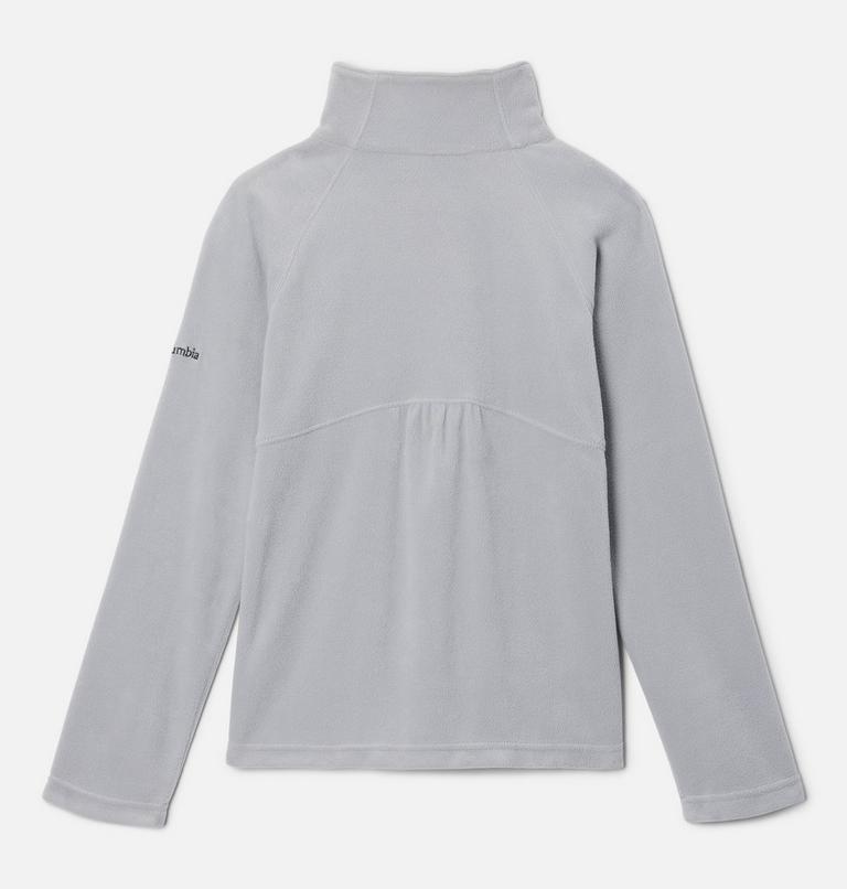 Girls&rsquo; Glacial Fleece 1/4 Zip Pullover, Color: Columbia Grey, Pink Ice, image 2