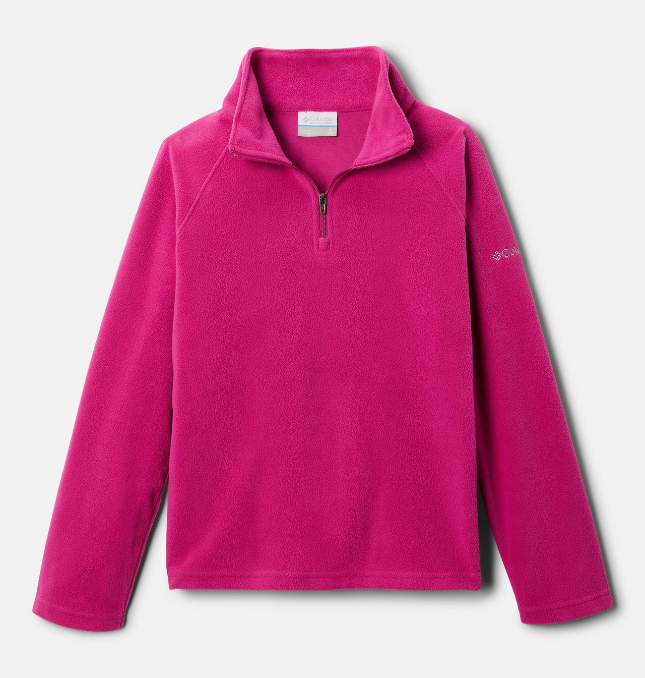 Girls' Glacial™ Fleece Quarter Zip Pullover 1