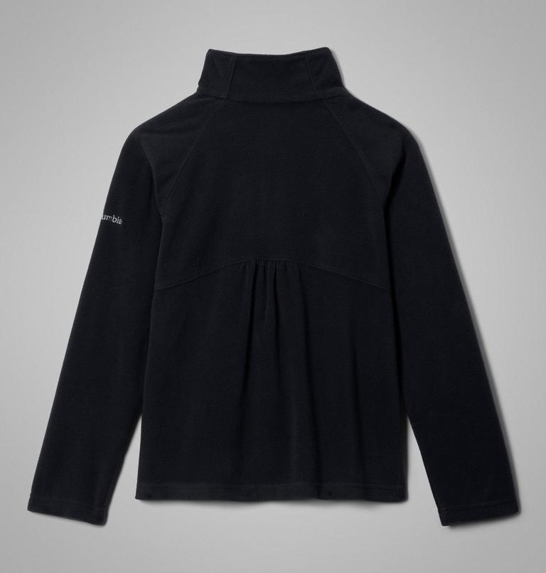 Girls&rsquo; Glacial Fleece Quarter Zip Pullover, Color: Black, image 2