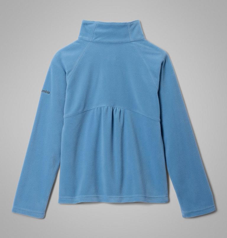 Girls&rsquo; Glacial Fleece Quarter Zip Pullover, Color: Rainy Day, image 2