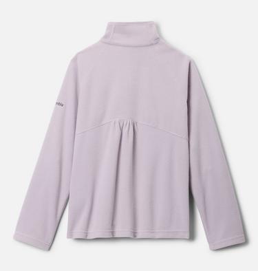 Sudadera de forro polar Glacial con cremallera parcial para niña, Color: Lavender Pearl, image 6