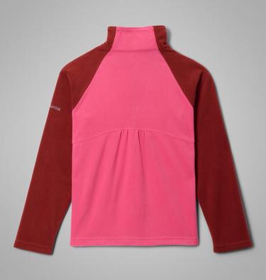 Girls&rsquo; Glacial Fleece Quarter Zip Pullover, Color: Nico, Red Oxide, image 2