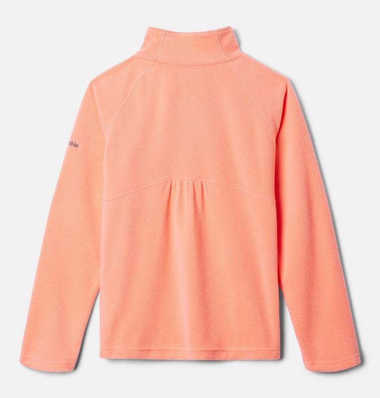 Glacial Fleece Half Zip, Color: Hot Coral, image 2