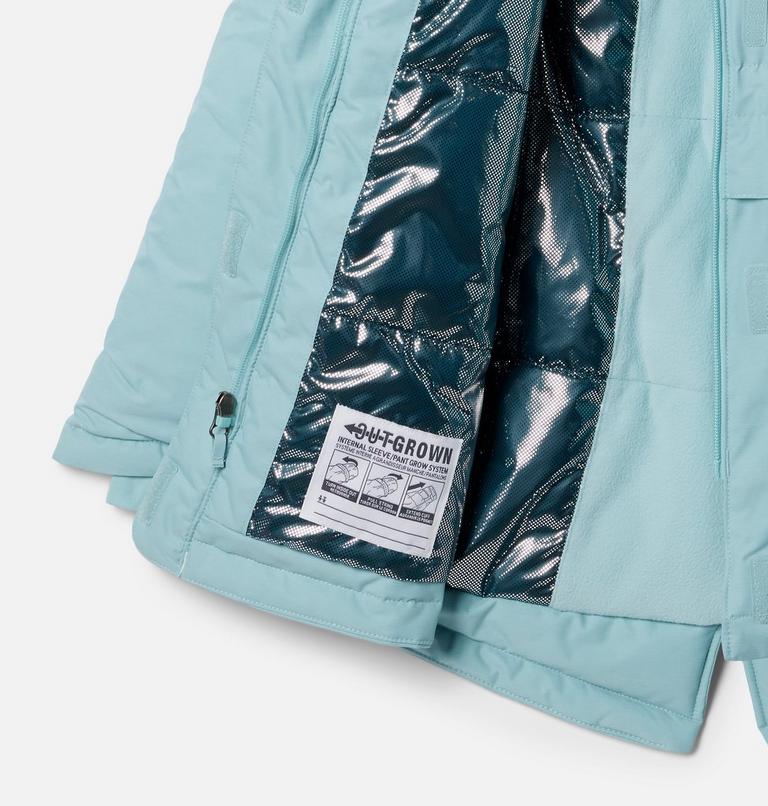 Girls Nordic Strider Jacket, Color: Aqua Haze Heather, image 3