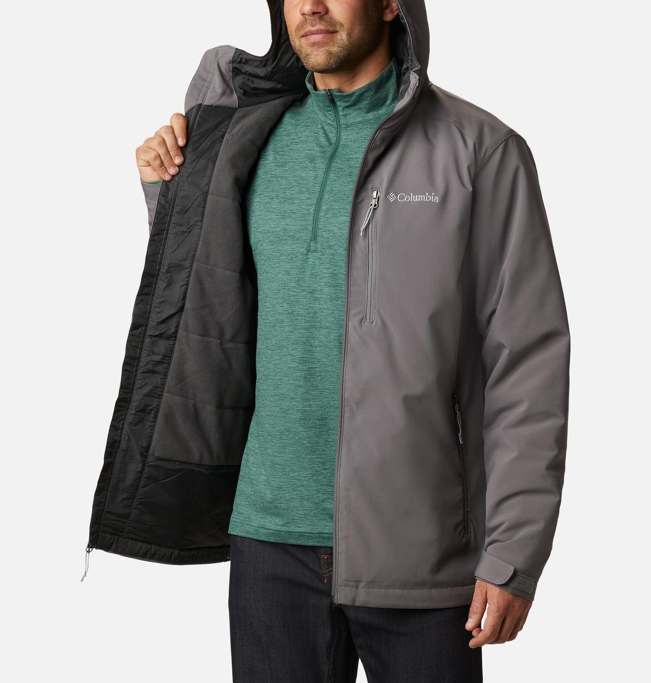 Men's Gate Racer Softshell Hooded Jacket - Tall 5