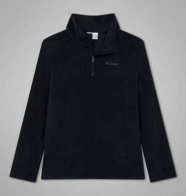 Boys&rsquo; Glacial Fleece Quarter Zip Pullover, Color: Black, image 7