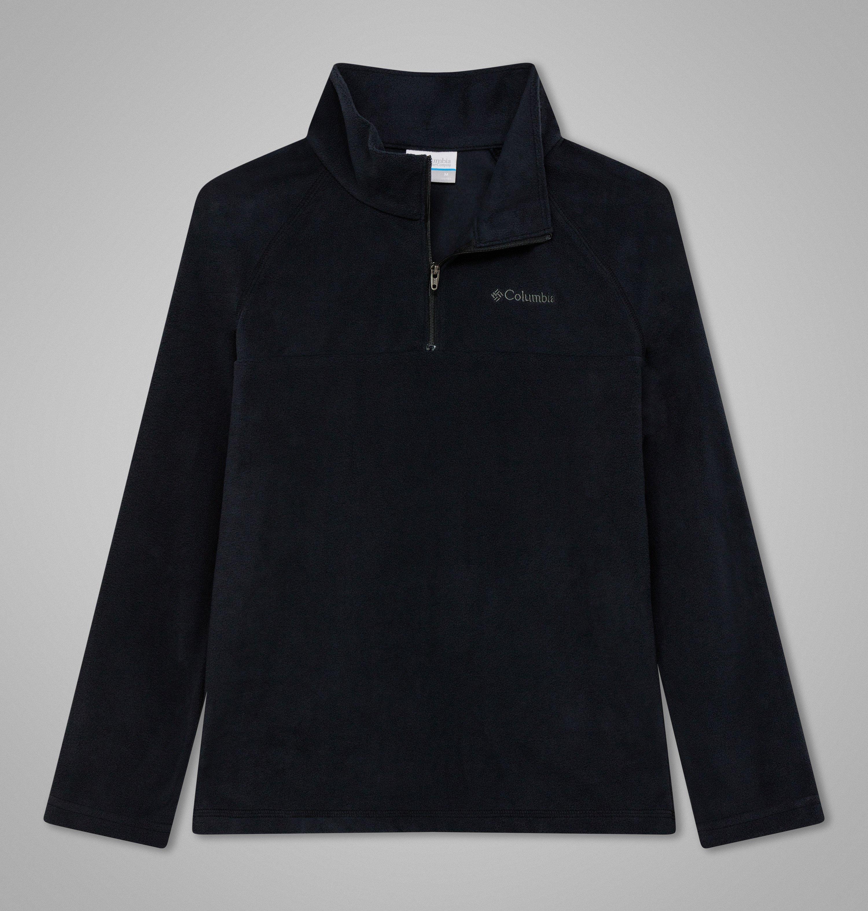Columbia Sportswear Boys Black Columbia - ’ Glacial™ Fleece Quarter Zip Pullover - Xl Size (18 Years) Kids