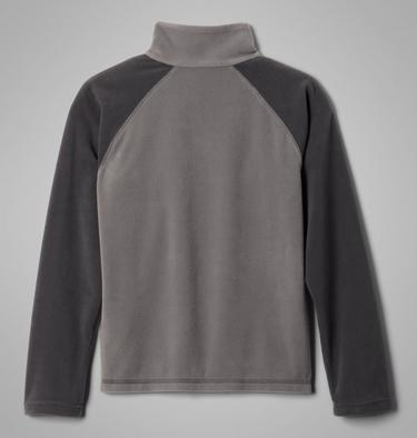 Boys&rsquo; Glacial Fleece Quarter Zip Pullover, Color: City Grey, Shark, image 6
