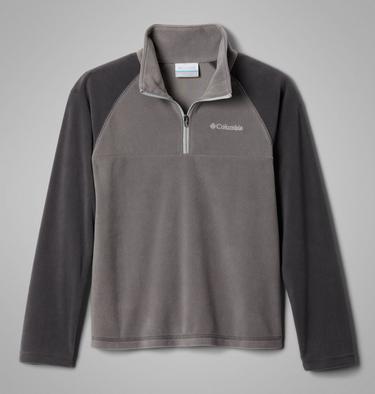 Boys&rsquo; Glacial Fleece Quarter Zip Pullover, Color: City Grey, Shark, image 5