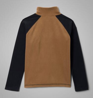 Boys&rsquo; Glacial Fleece Quarter Zip Pullover, Color: Delta, Black, image 8