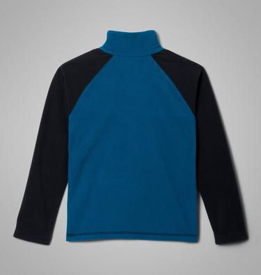 Boys&rsquo; Glacial Fleece Quarter Zip Pullover, Color: Phoenix Blue, Black, image 6
