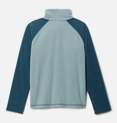 Sudadera de forro polar Glacial con cremallera parcial para niño, Color: Crushed Blue, Everblue, image 2