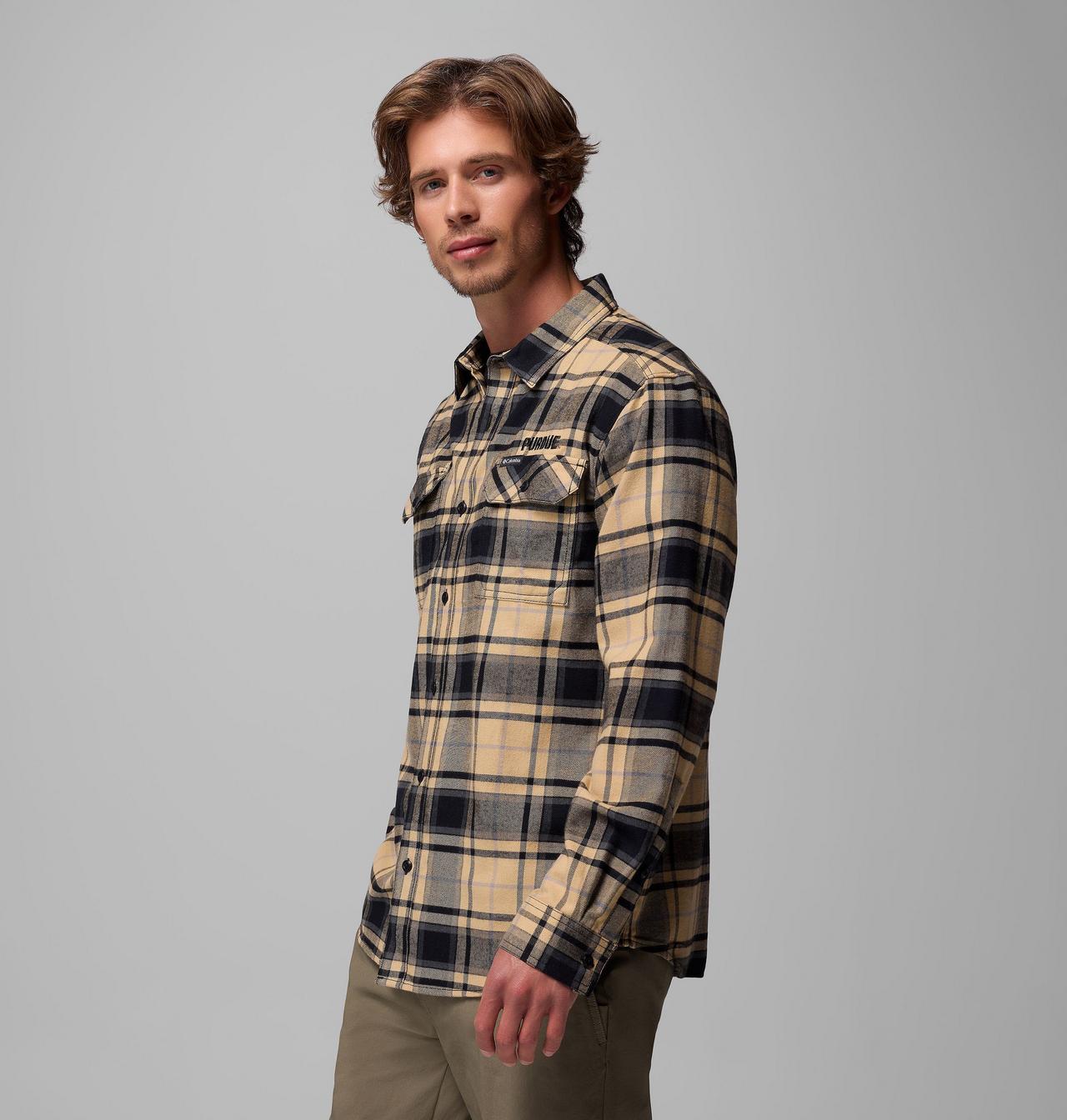 Men's Collegiate Flare Gun™ Flannel Long Sleeve Shirt - Purdue 4