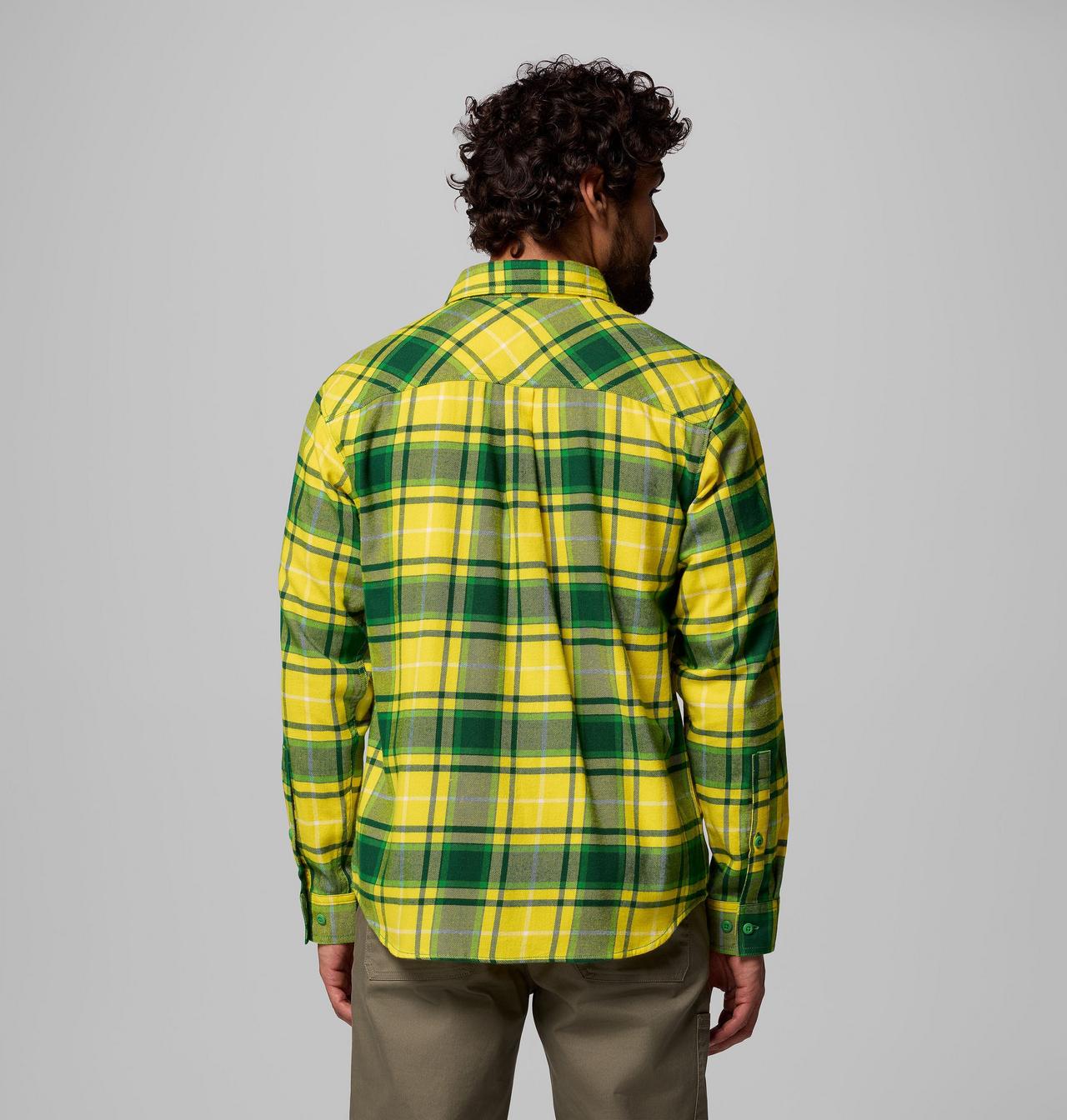 Men's Collegiate Flare Gun™ Flannel Long Sleeve Shirt - Oregon 3