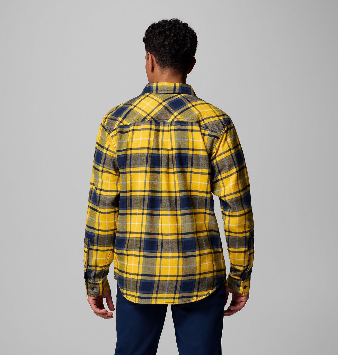 Men's Collegiate Flare Gun™ Flannel Long Sleeve Shirt - Michigan 3
