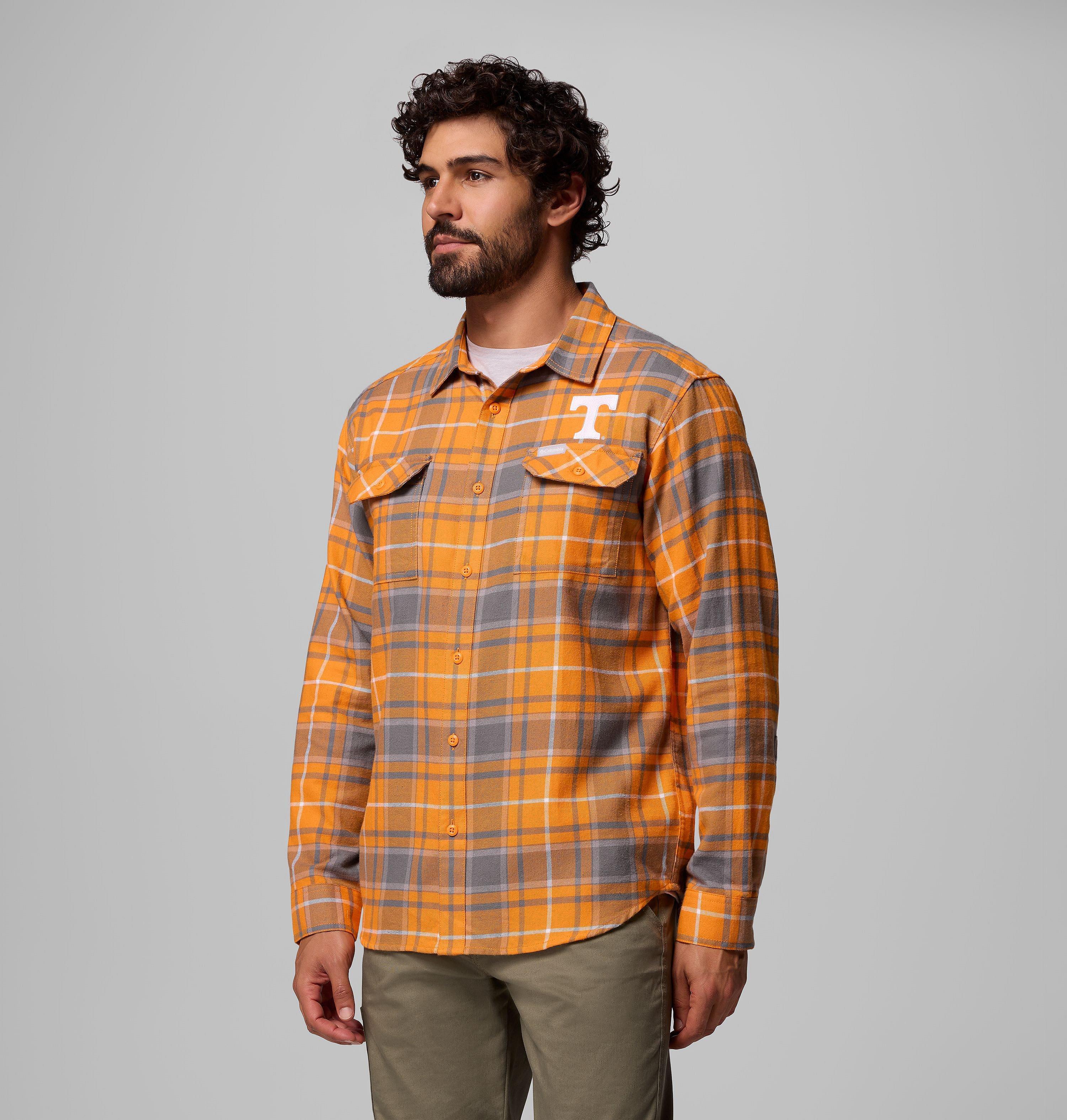 Men's Collegiate Flare Gun Flannel Long Sleeve Shirt - Tennessee 4