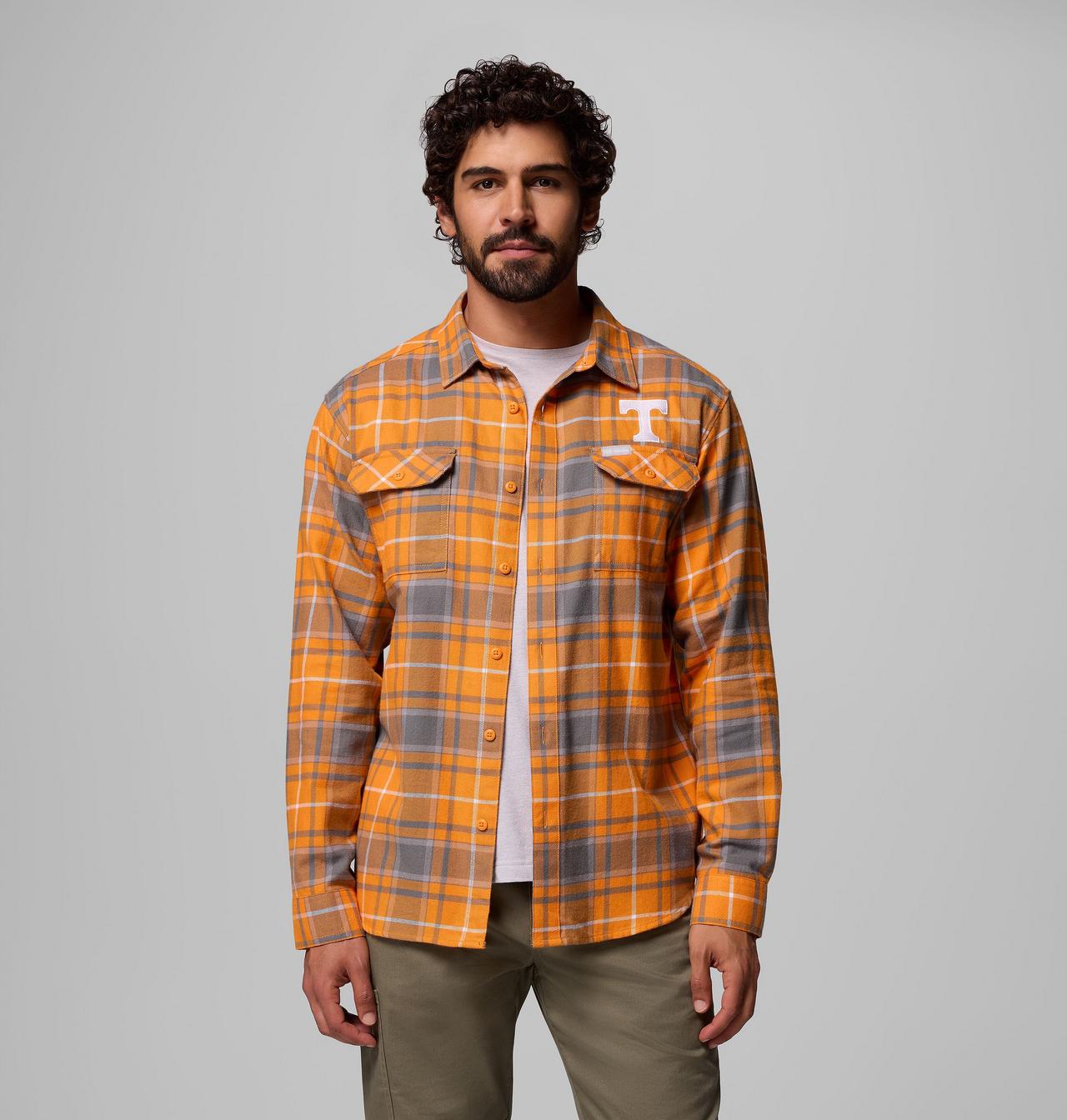 Men's Collegiate Flare Gun™ Flannel Long Sleeve Shirt - Tennessee 5