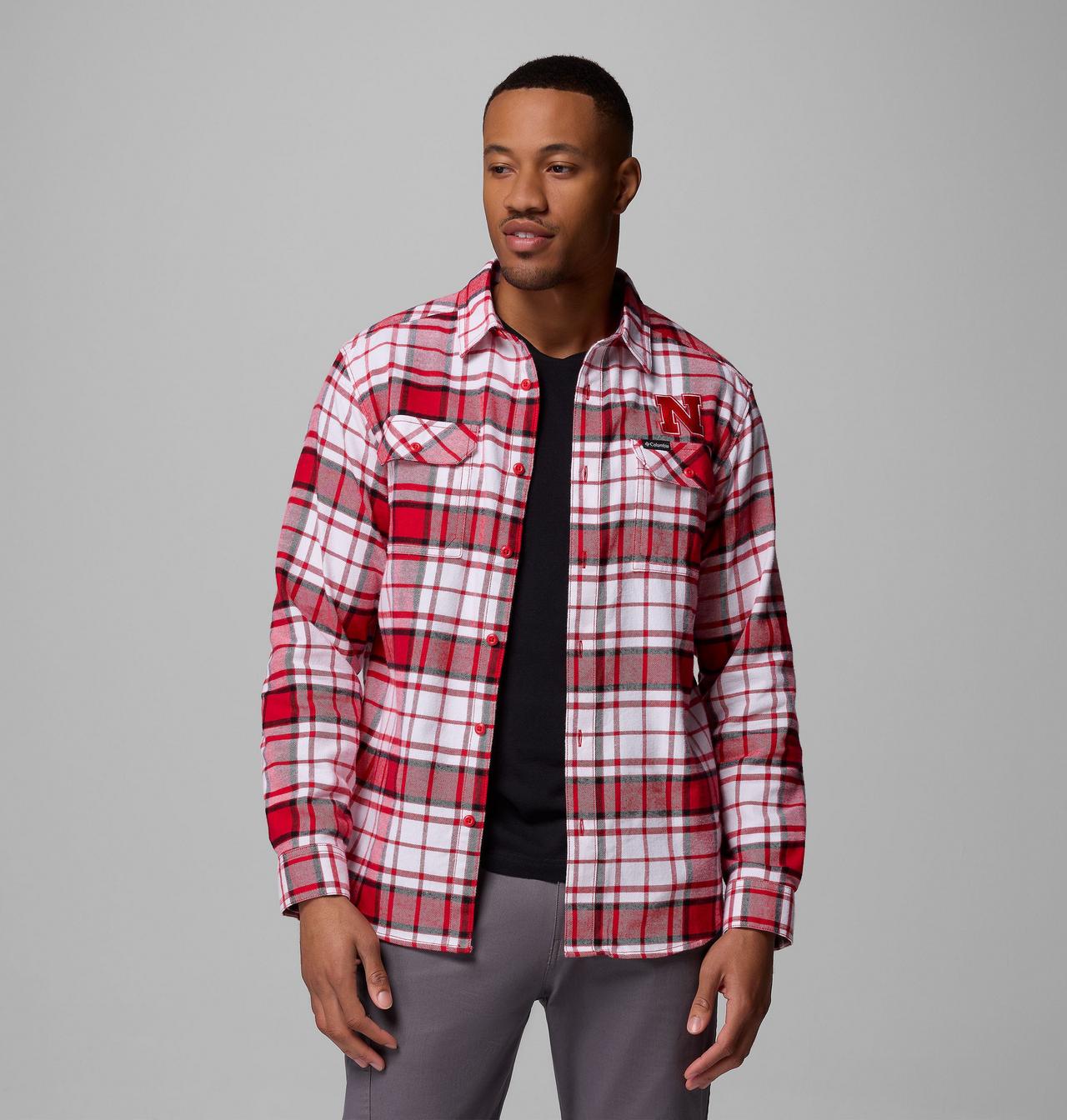 CLG Flare Gun™ Flannel LS Shirt - Nebraska 5