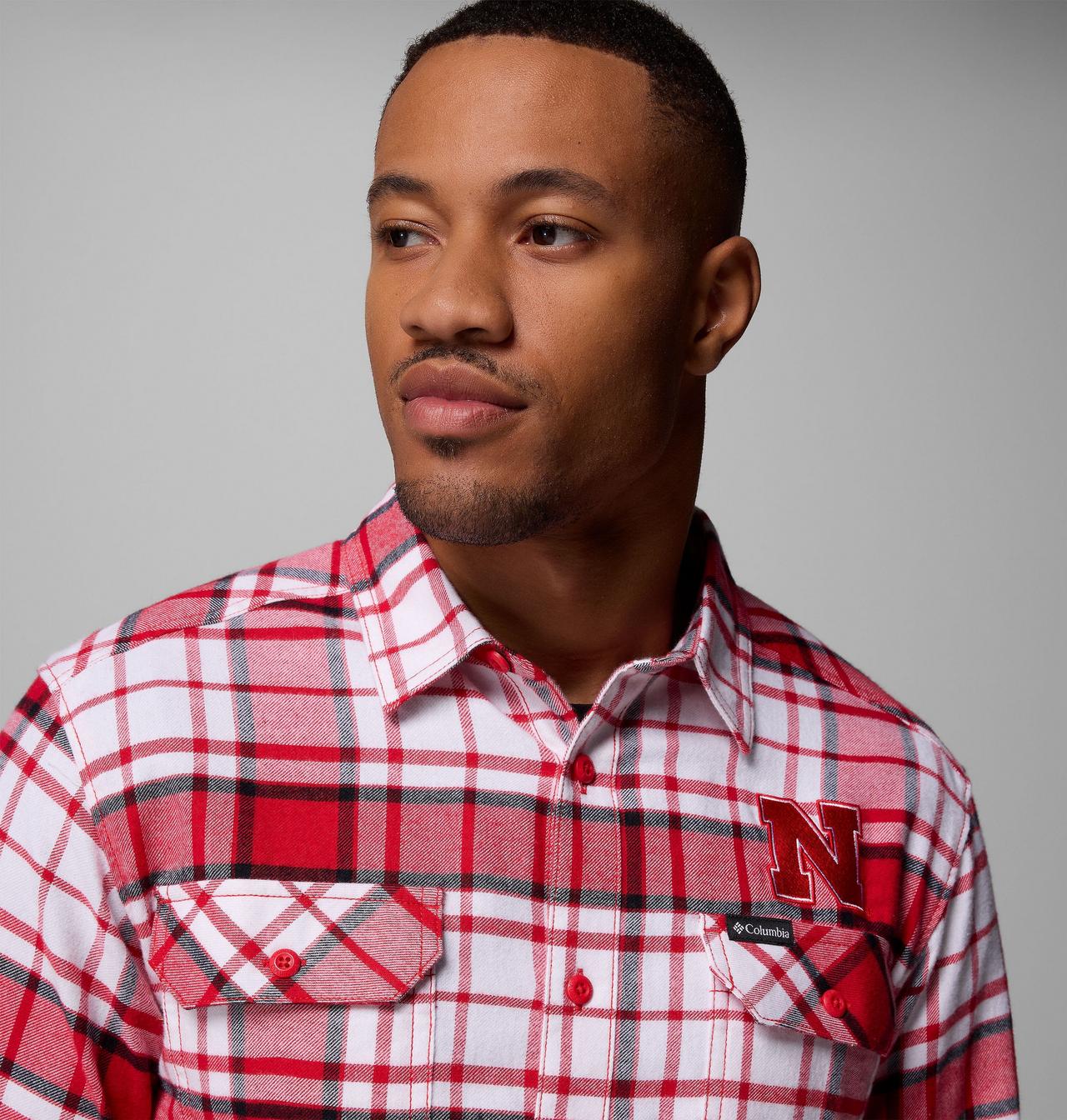 CLG Flare Gun™ Flannel LS Shirt - Nebraska 6