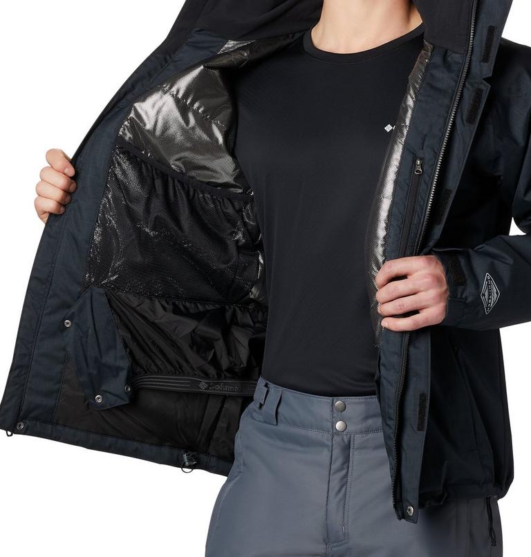 Men’s Alpine Action Ski Jacket, Color: Black, image 6