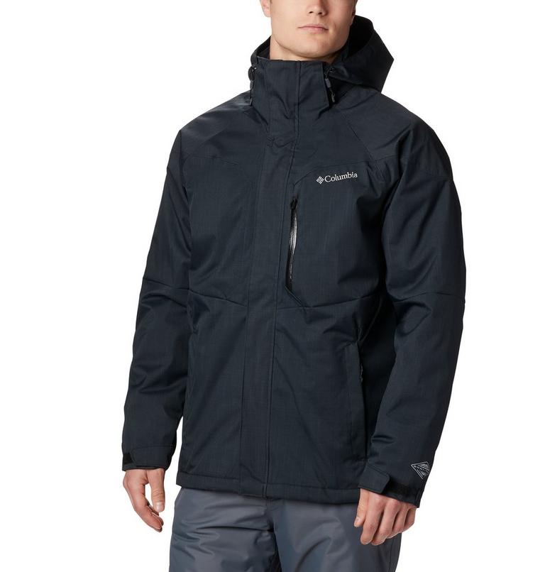 Men’s Alpine Action Ski Jacket, Color: Black, image 1