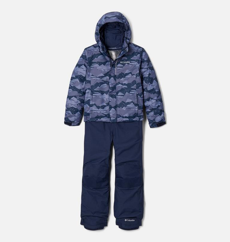 Youth Buga Snow Set - 2023 COLLECTION, Color: Collegiate Navy Scrapscape Tonal, image 1
