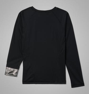 Kids’ Omni-Heat Midweight Baselayer Crew, Color: Black, image 2
