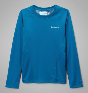 Kids&rsquo; Omni-Heat Midweight Baselayer Crew, Color: Phoenix Blue, image 1