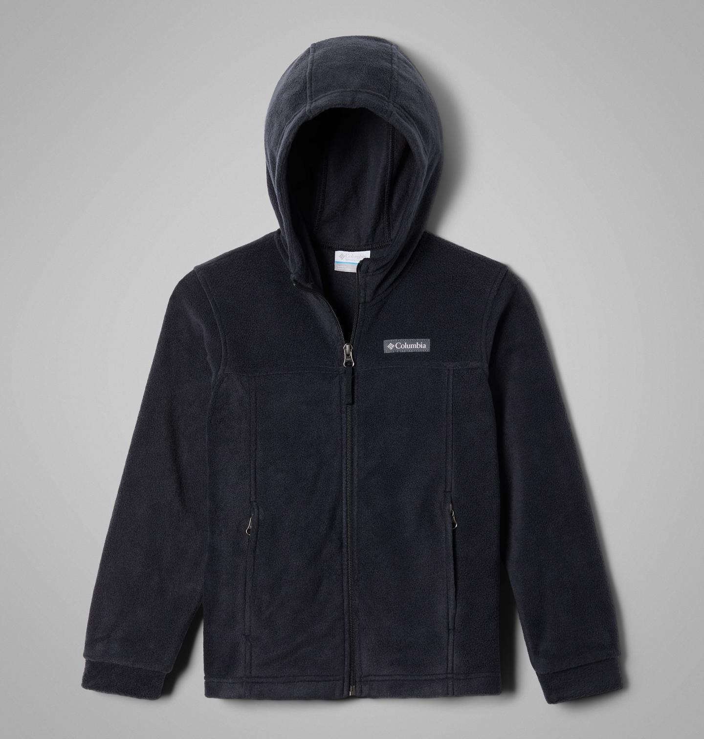 Куртка Columbia Steens Mountain II Fleece Hooded Jacket для мальчиков, цвет: Чёрный — фото 1