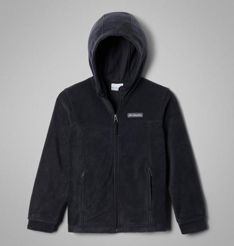 Куртка Columbia Steens Mountain II Fleece Hooded для мальчиков, цвет: Чёрный