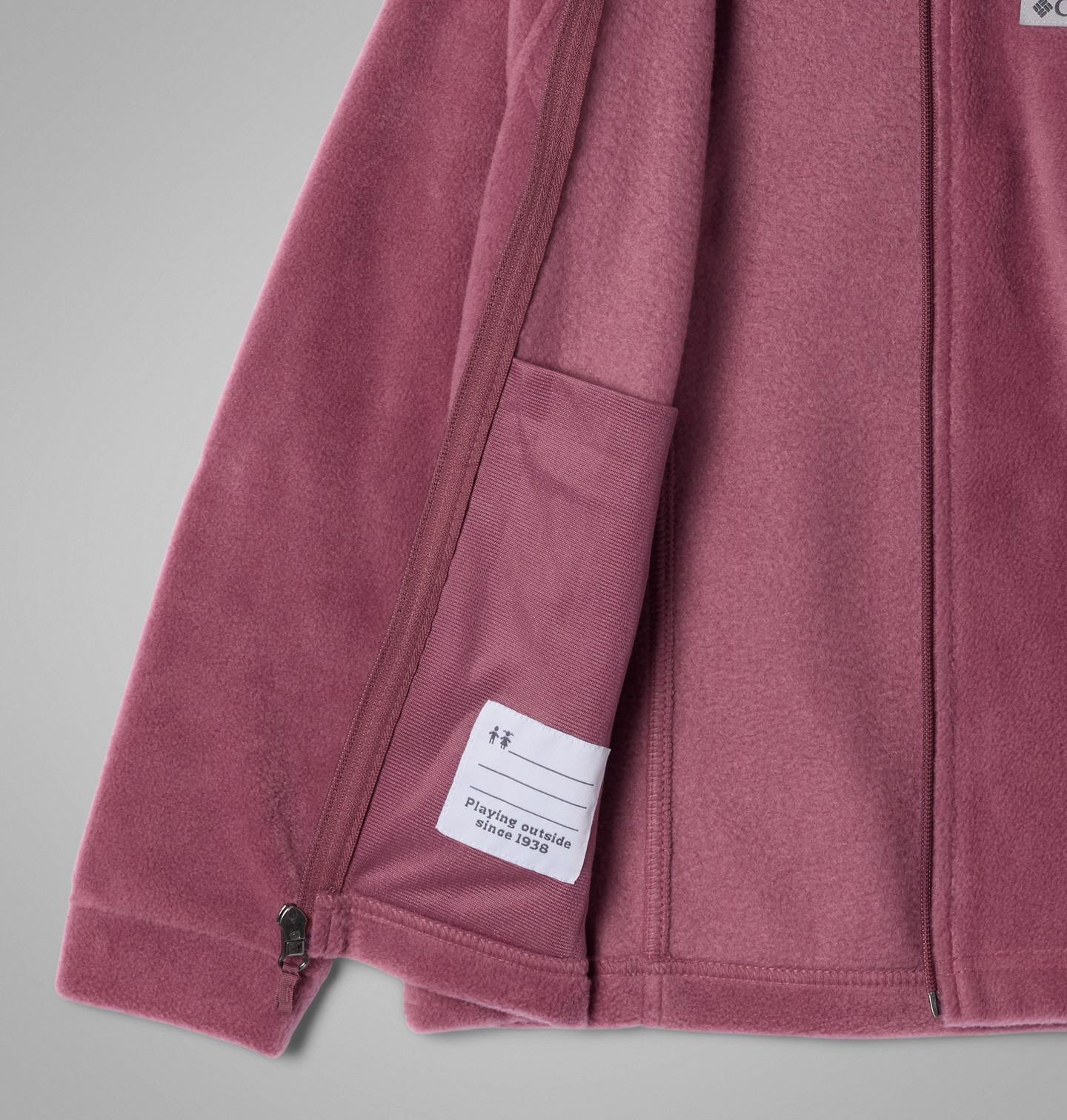 Куртка Columbia Benton Springs II Hooded Fleece Jacket для девочек, цвет: Состаренный розовато-лиловый — фото 2