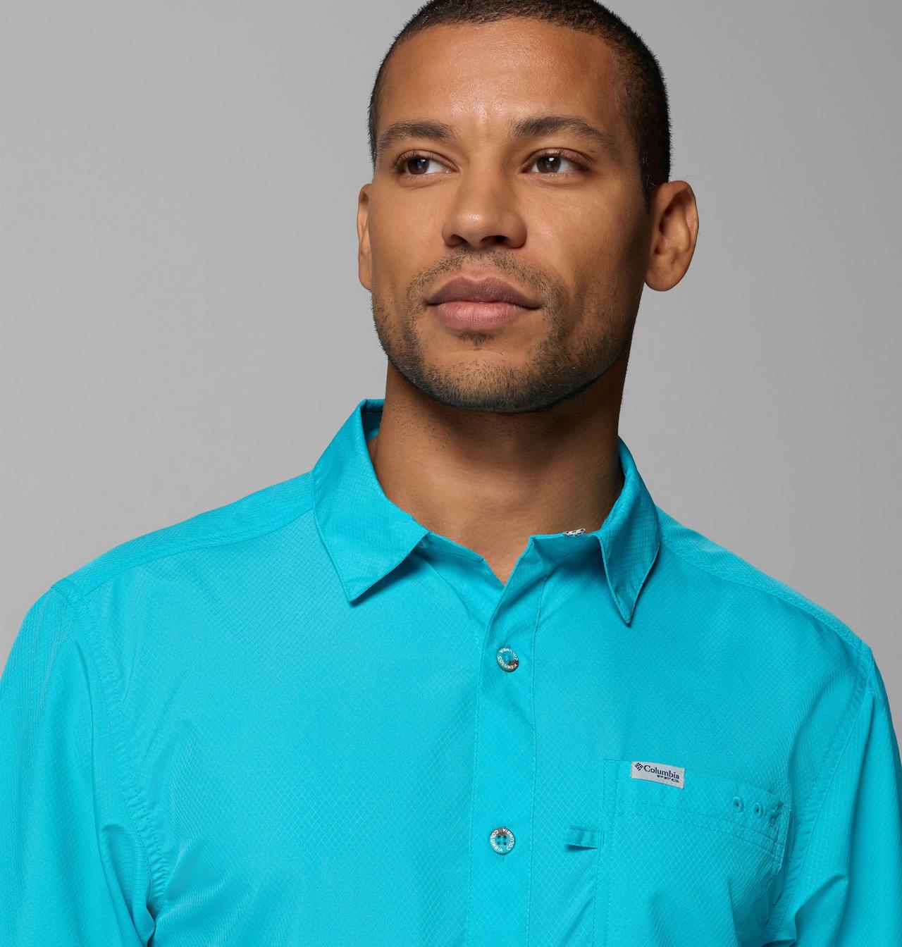 Men’s PFG Slack Tide™ Camp Shirt - Tall | 444 | LT 5