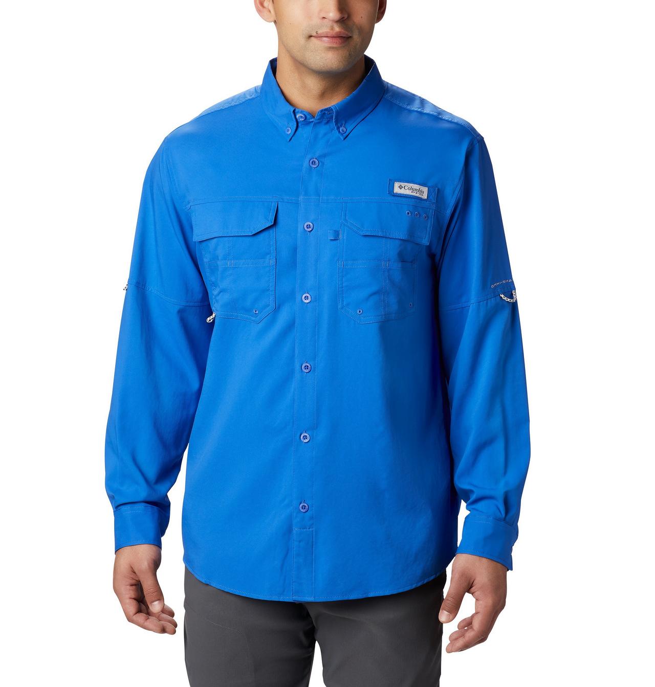 Men’s PFG Blood and Guts™ III Long Sleeve Woven Shirt 1