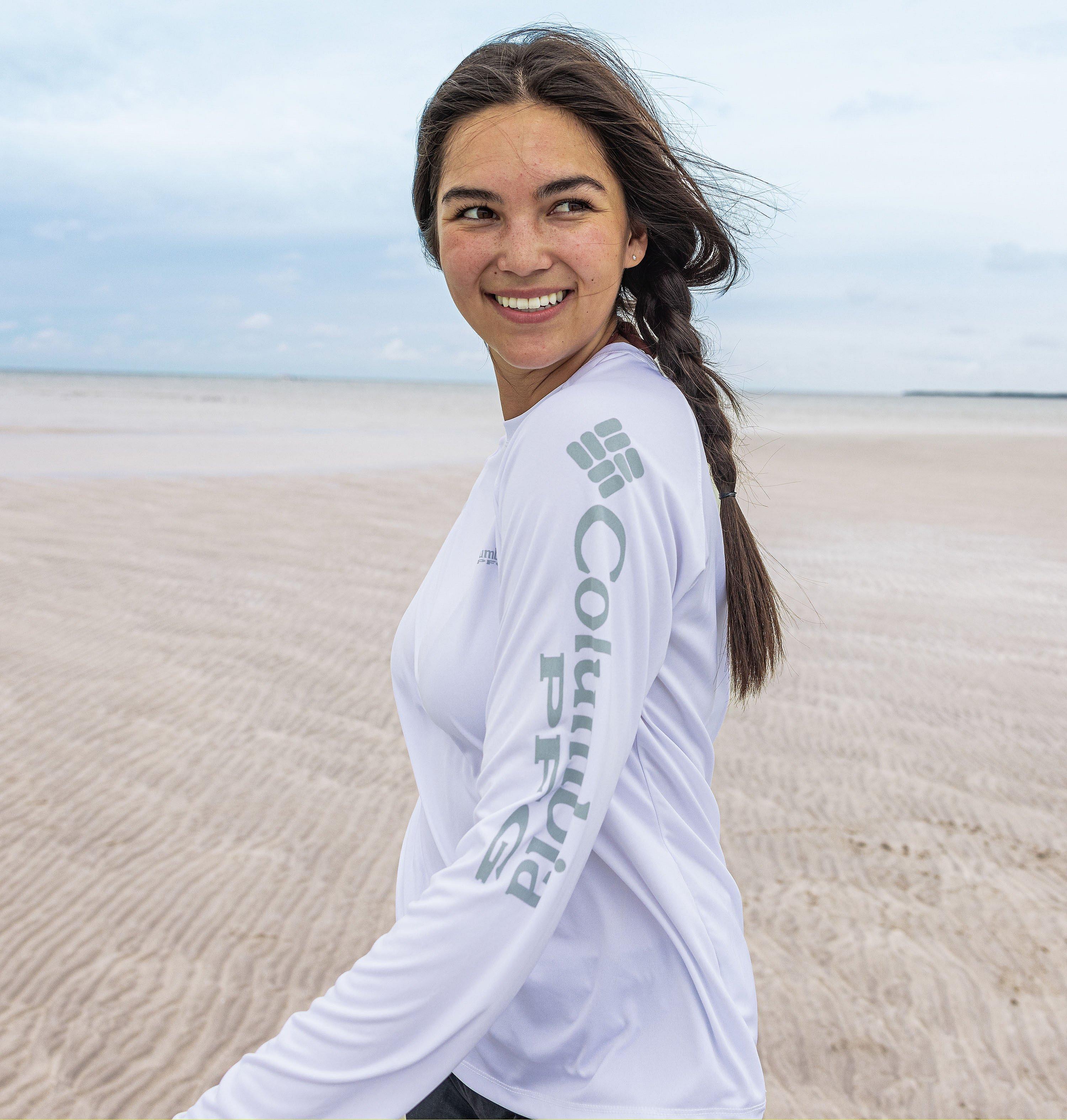 Women's PFG Tidal Tee II Long Sleeve Shirt | 107 | M 8