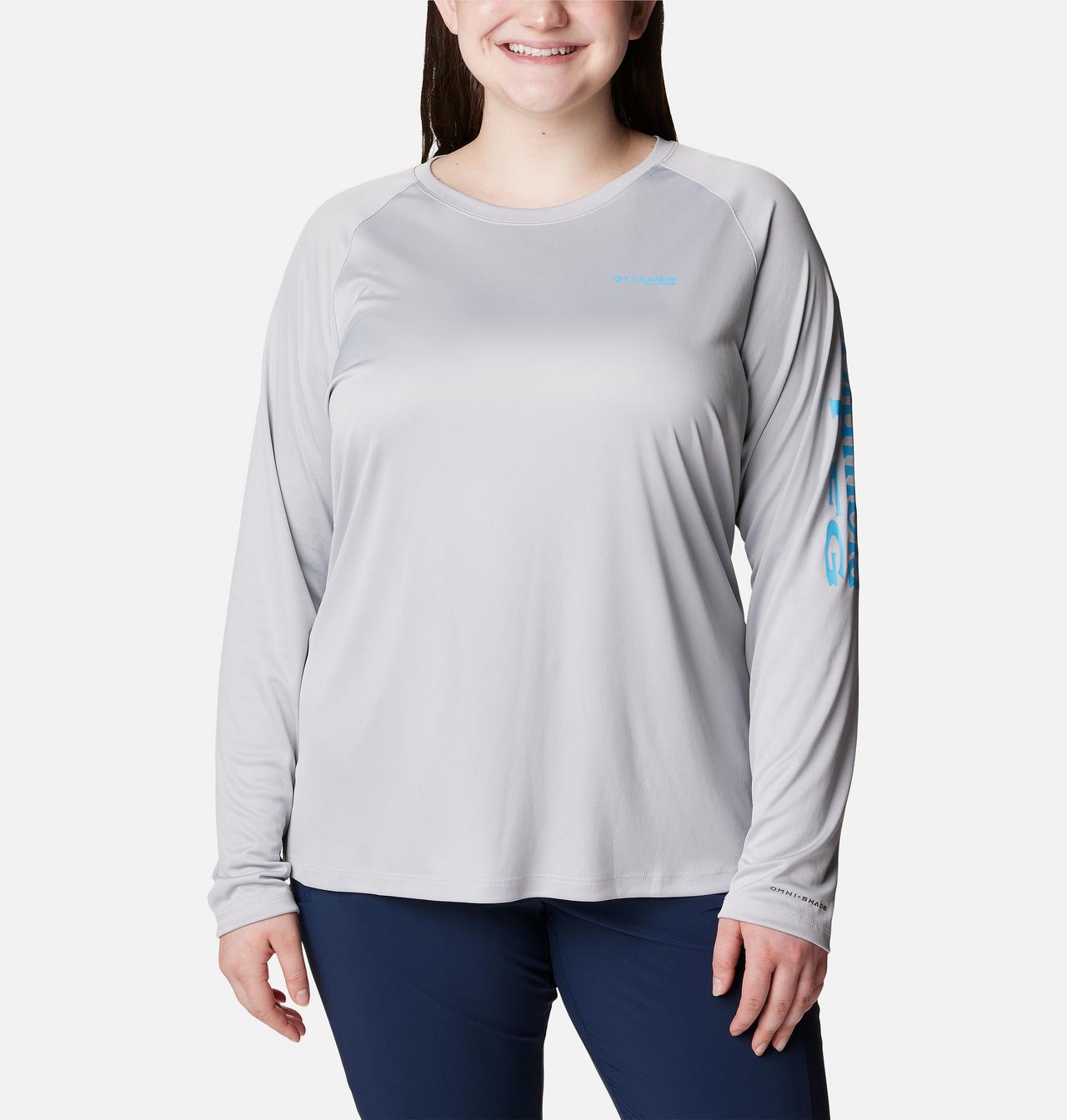 Women's PFG Tidal Tee™ II Long Sleeve Shirt - Plus Size 1
