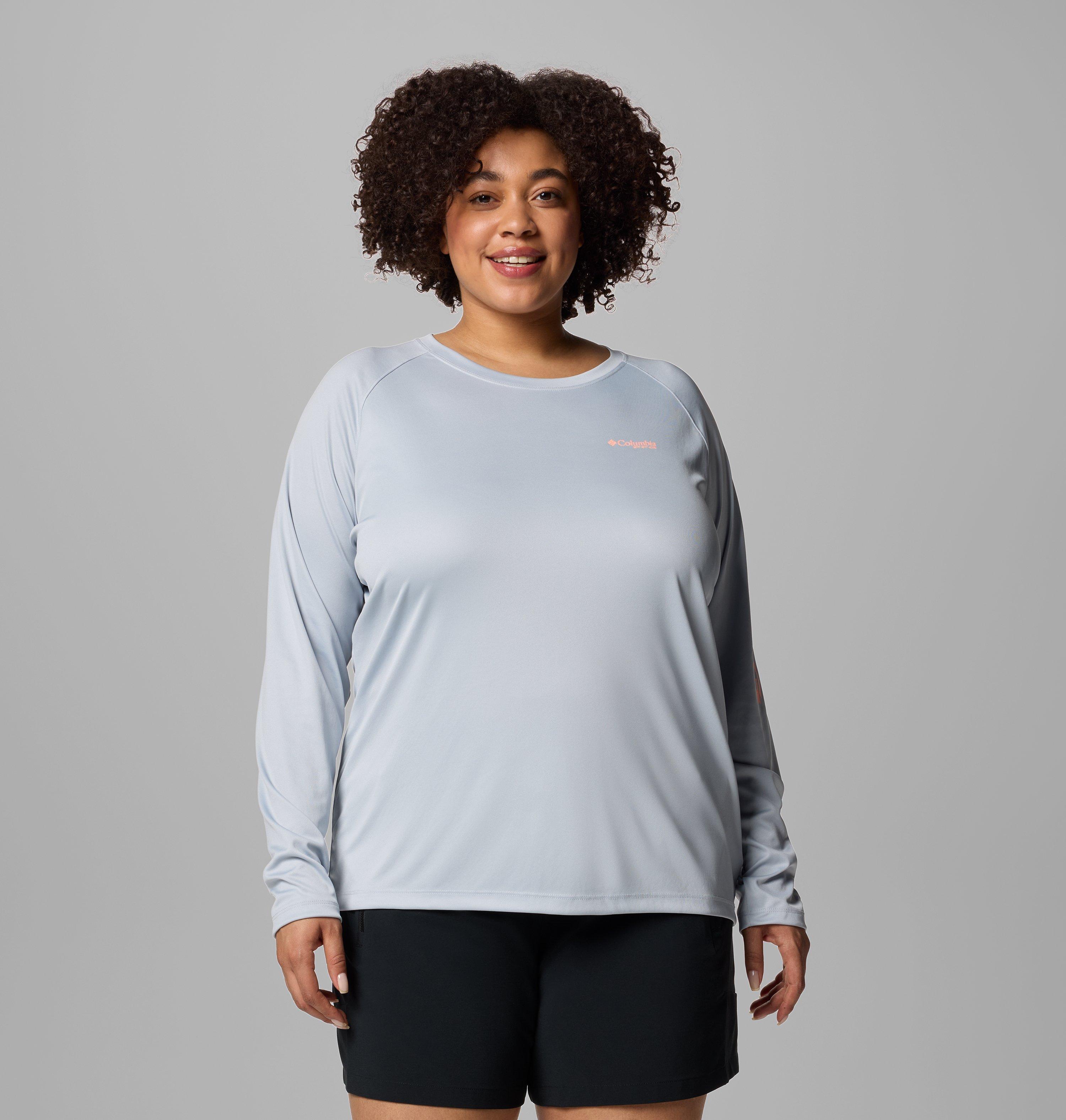 Women's Tidal Tee II Long Sleeve Wicking Sun Shading Shirt - Plus
