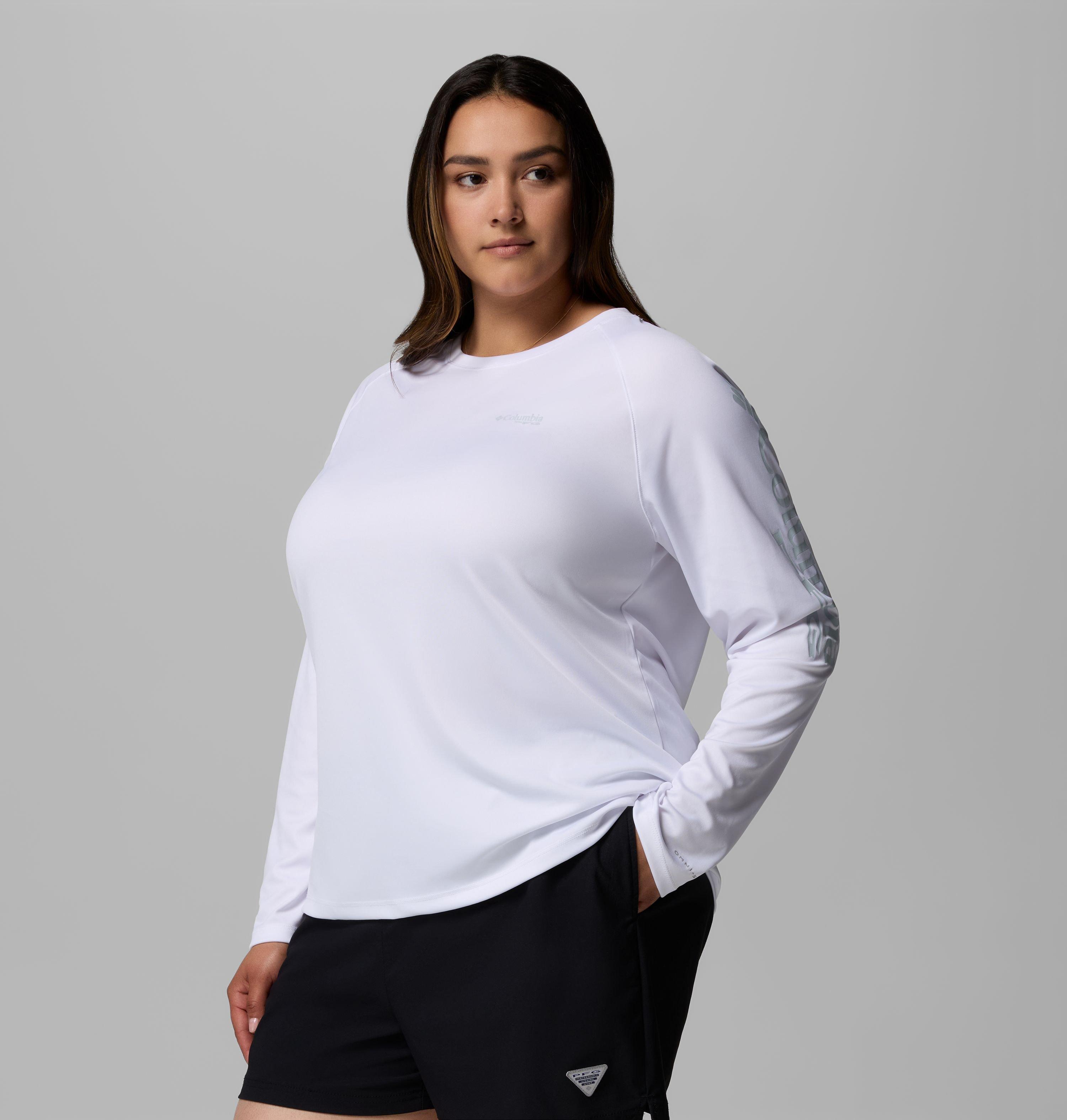 Women's PFG Tidal Tee II Long Sleeve Shirt - Plus Size 4