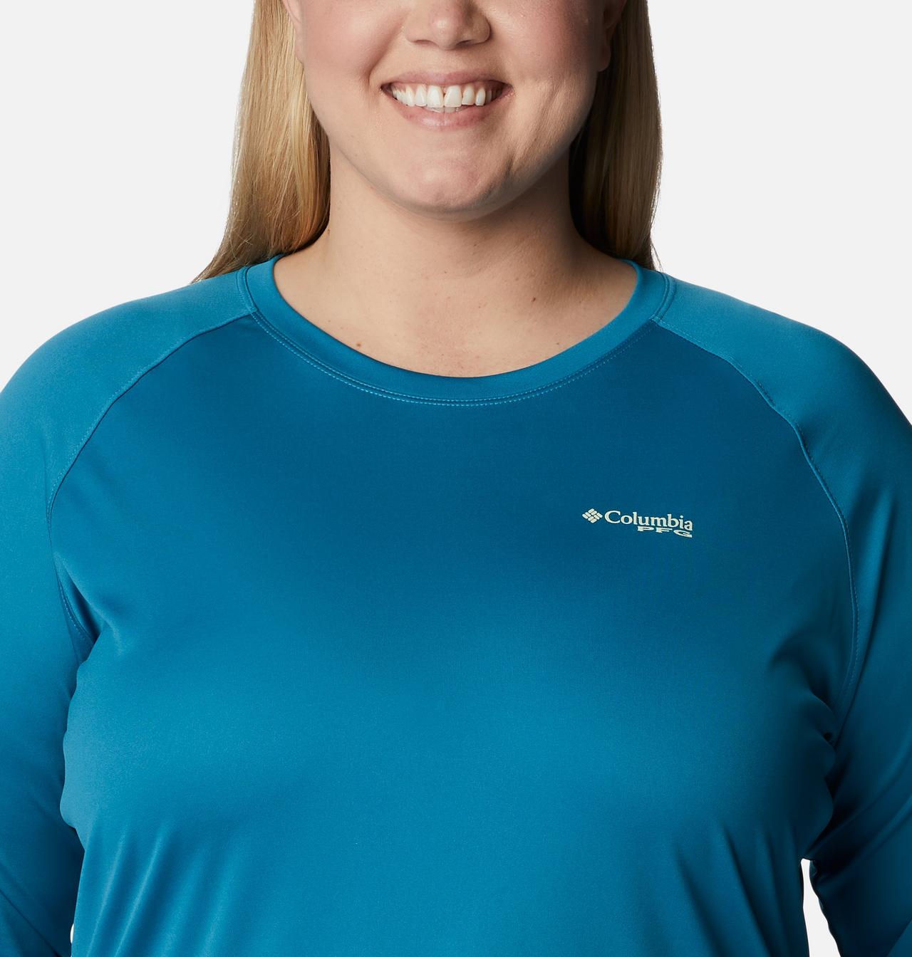 Women's PFG Tidal Tee™ II Long Sleeve Shirt - Plus Size 4