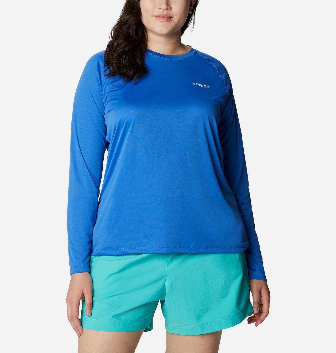 Women's PFG Tidal Tee™ II Long Sleeve Shirt - Plus Size 1
