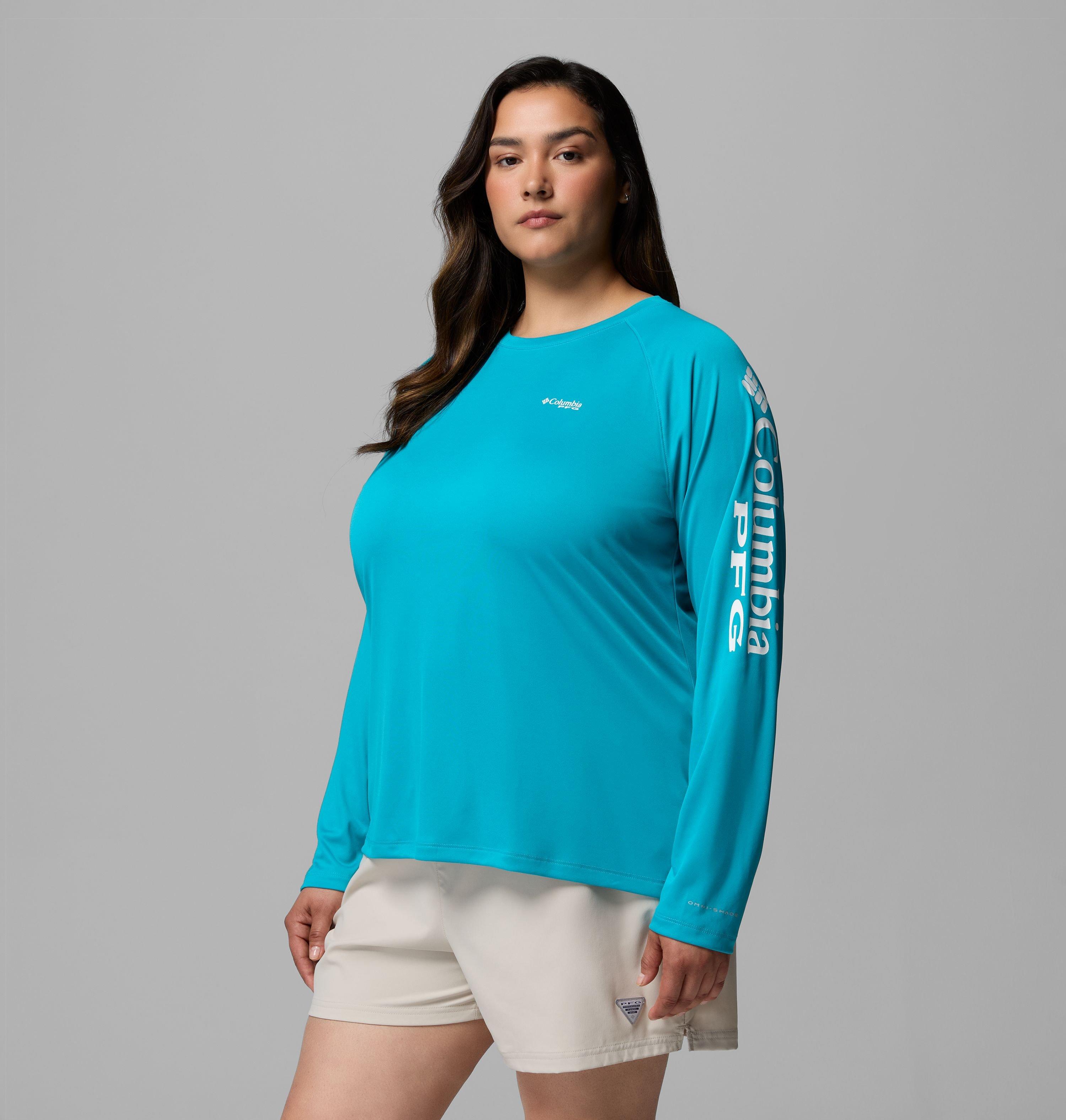Women's PFG Tidal Tee II Long Sleeve Shirt - Plus Size | 445 | 2X 4