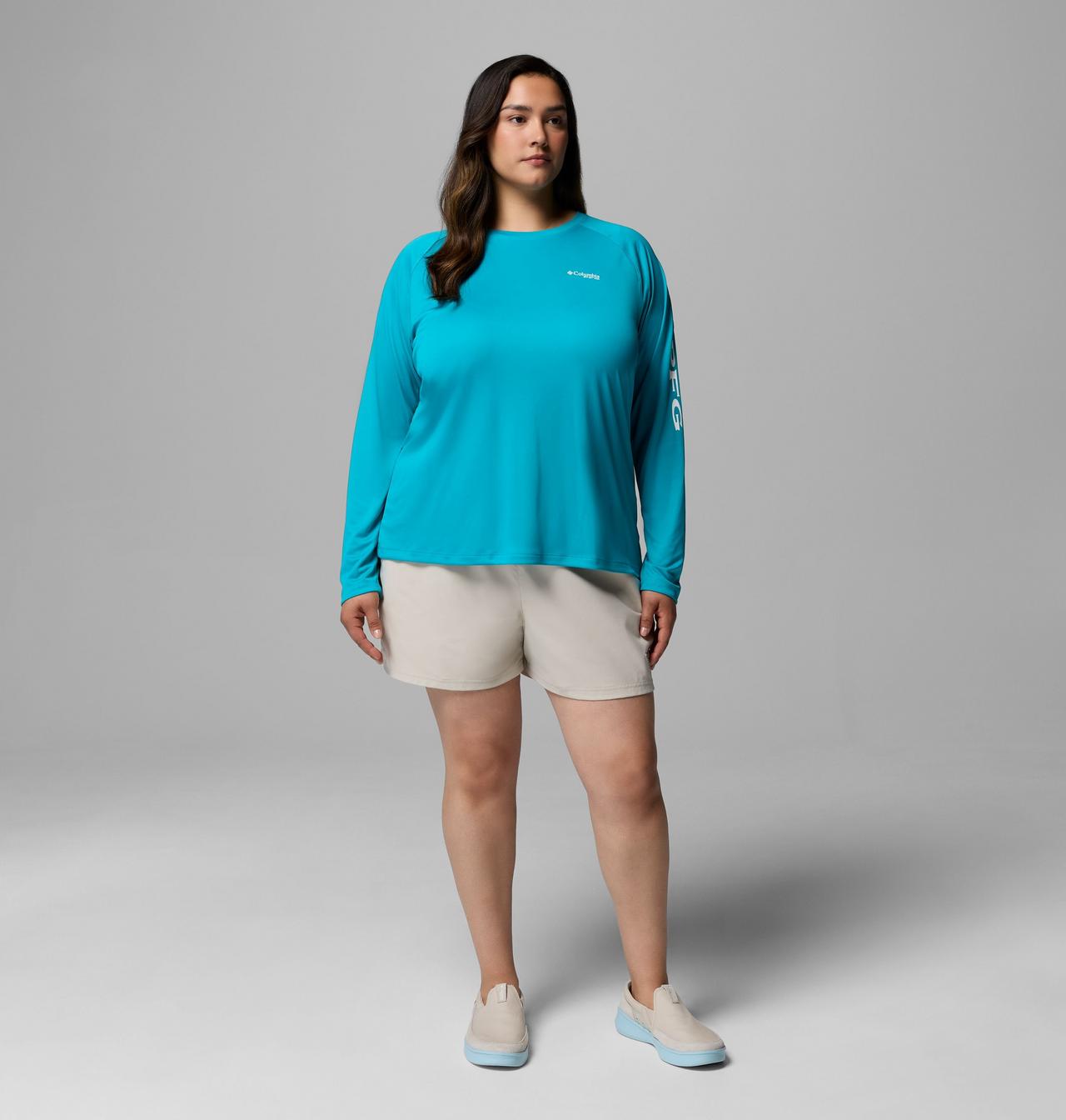Women's PFG Tidal Tee™ II Long Sleeve Shirt - Plus Size 2
