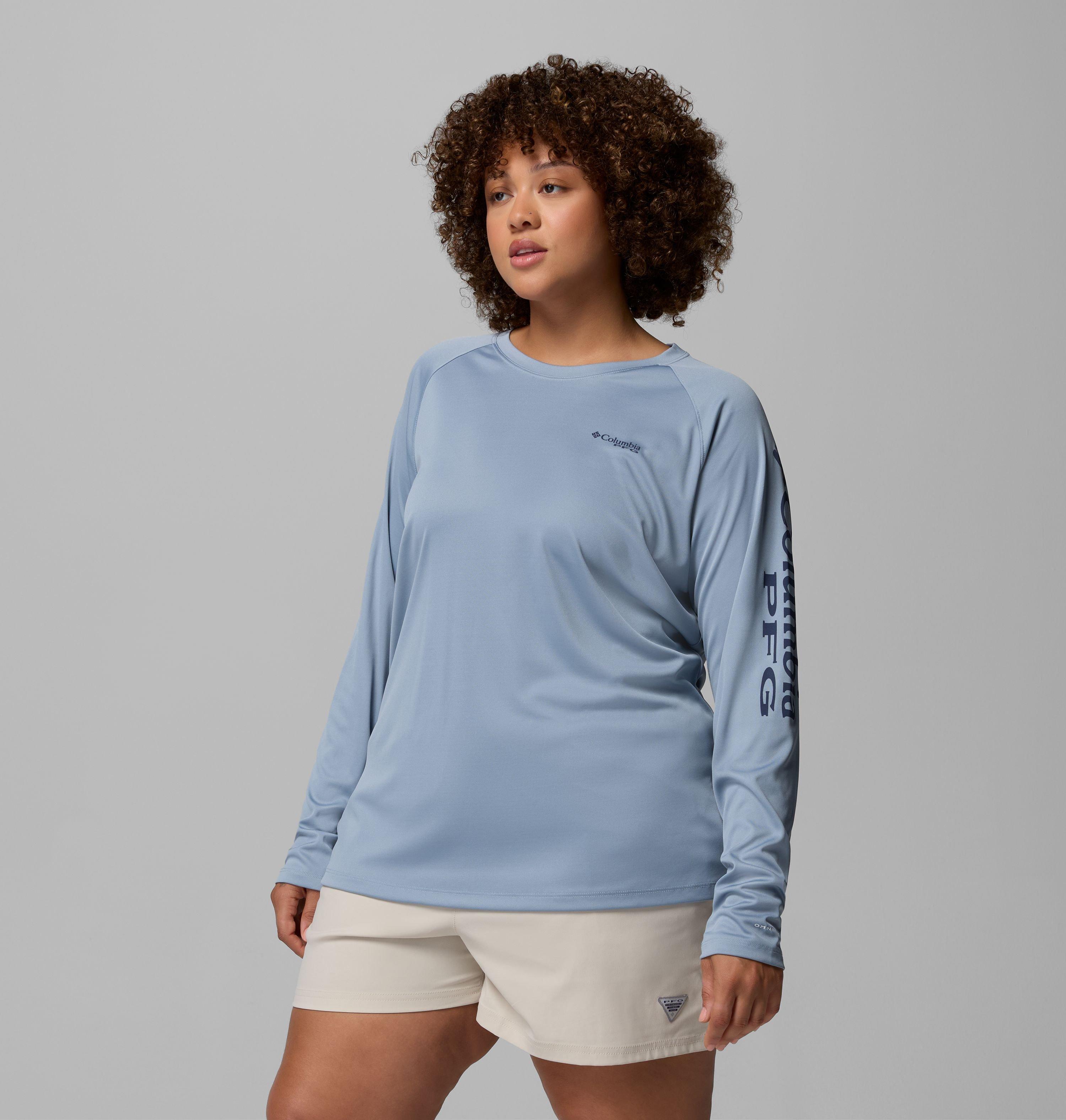 Women's PFG Tidal Tee II Long Sleeve Shirt - Plus Size 4