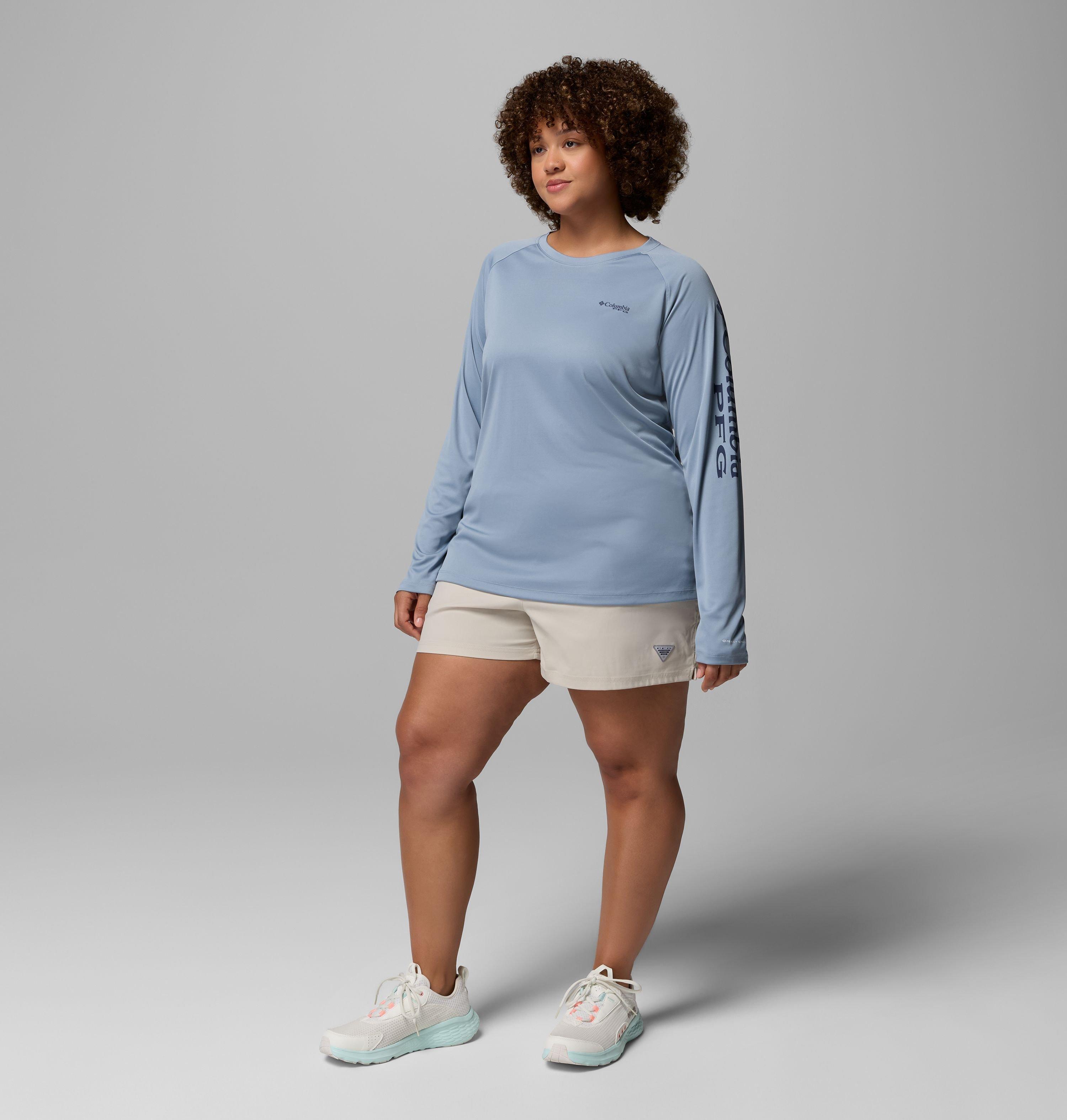 Women's PFG Tidal Tee II Long Sleeve Shirt - Plus Size 7