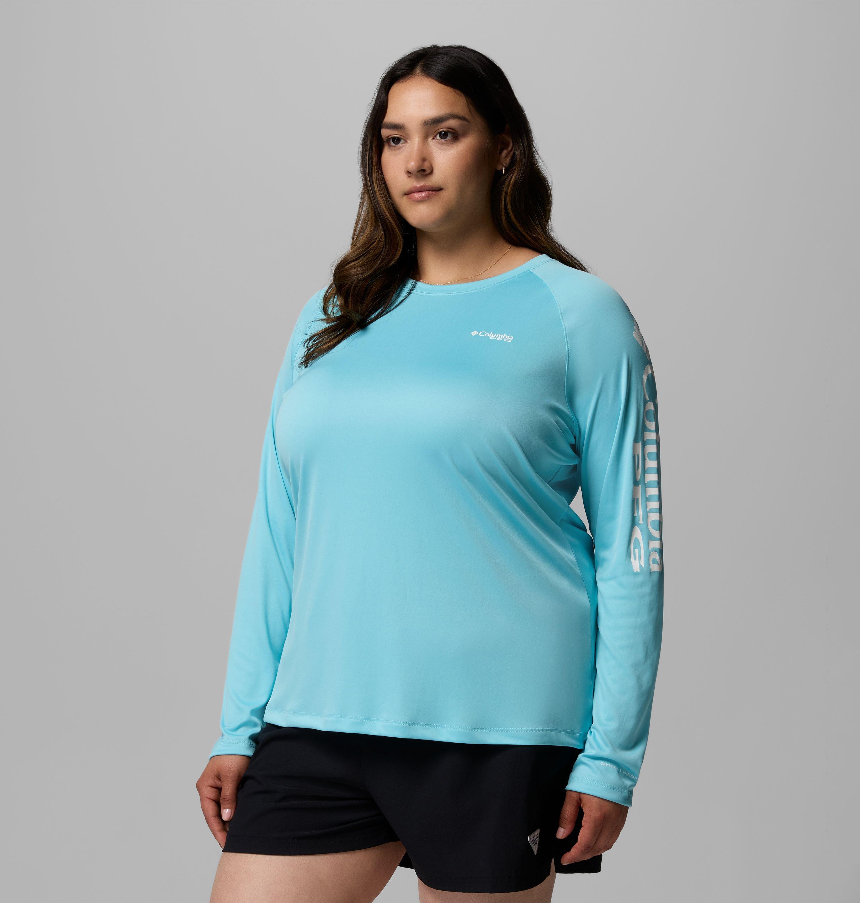 Women's PFG Tidal Tee II Long Sleeve Shirt - Plus Size | 459 | 2X 4