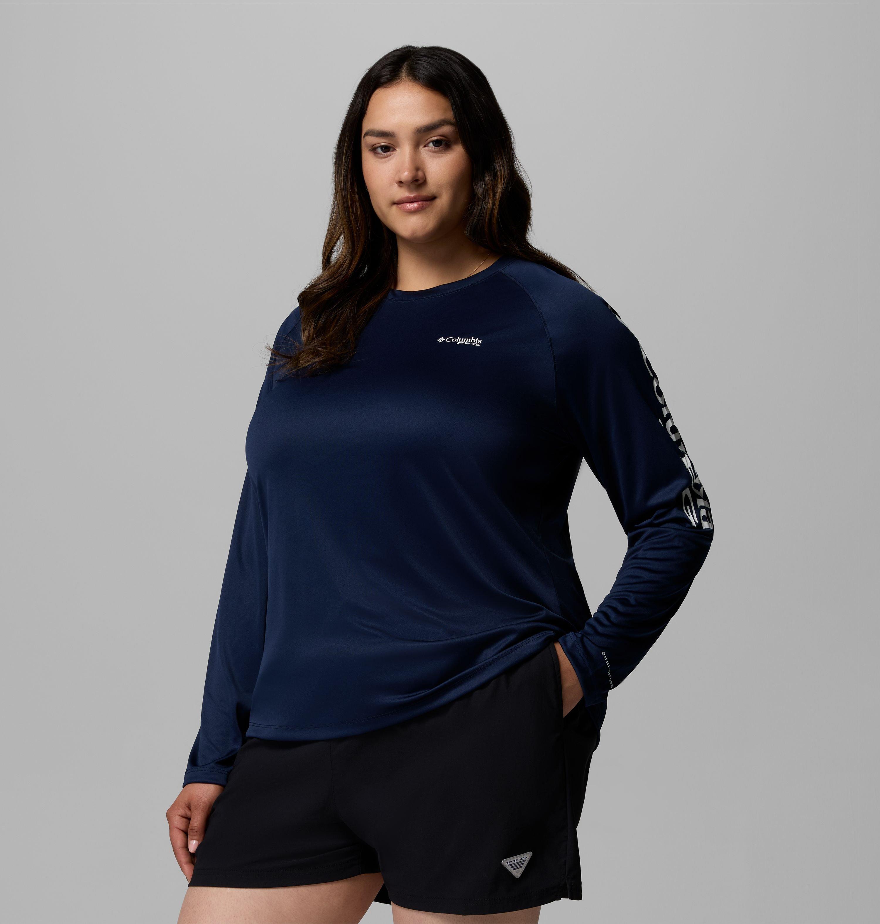 Women's PFG Tidal Tee II Long Sleeve Shirt - Plus Size 4