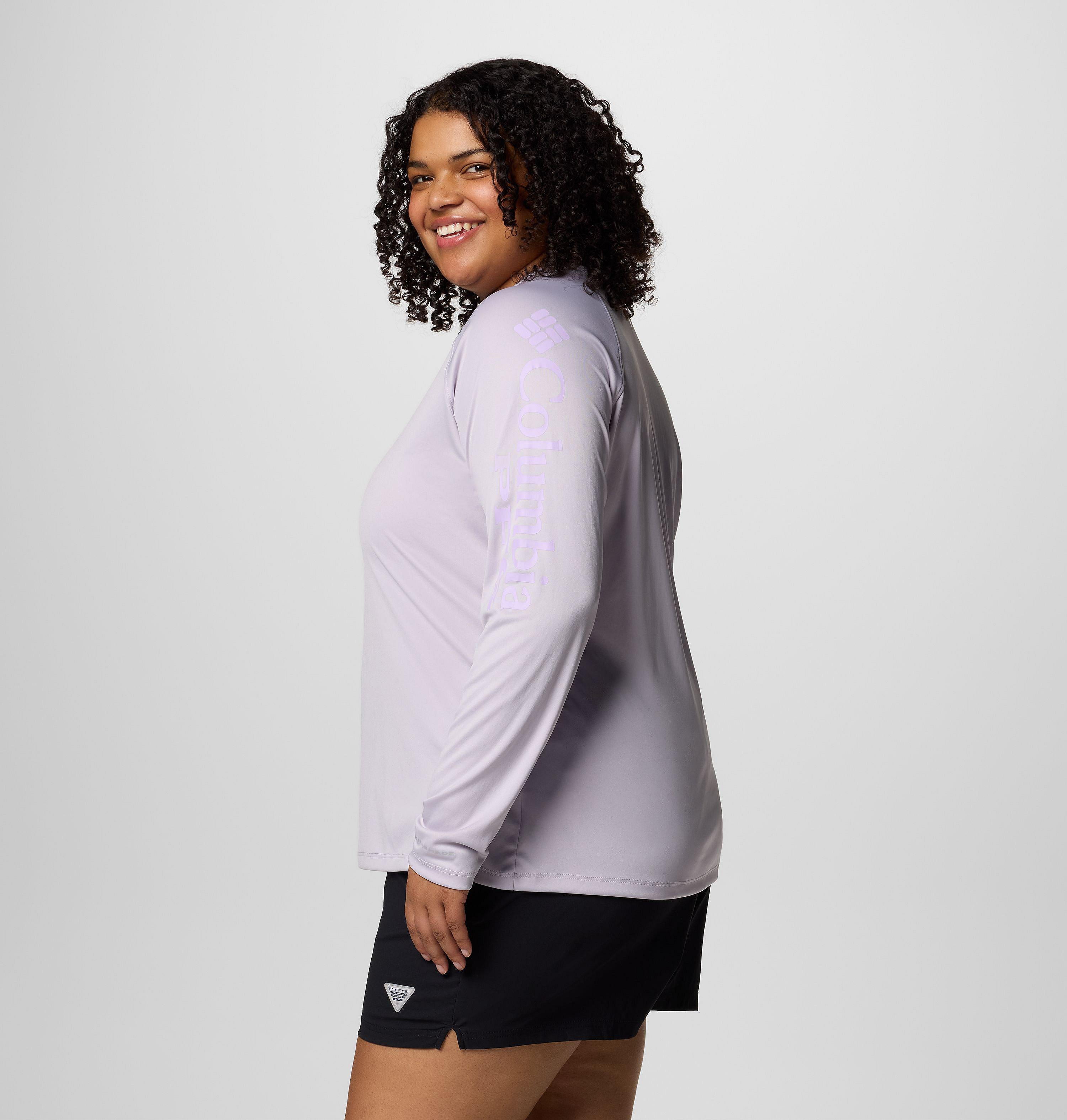Women's PFG Tidal Tee II Long Sleeve Shirt - Plus Size 3